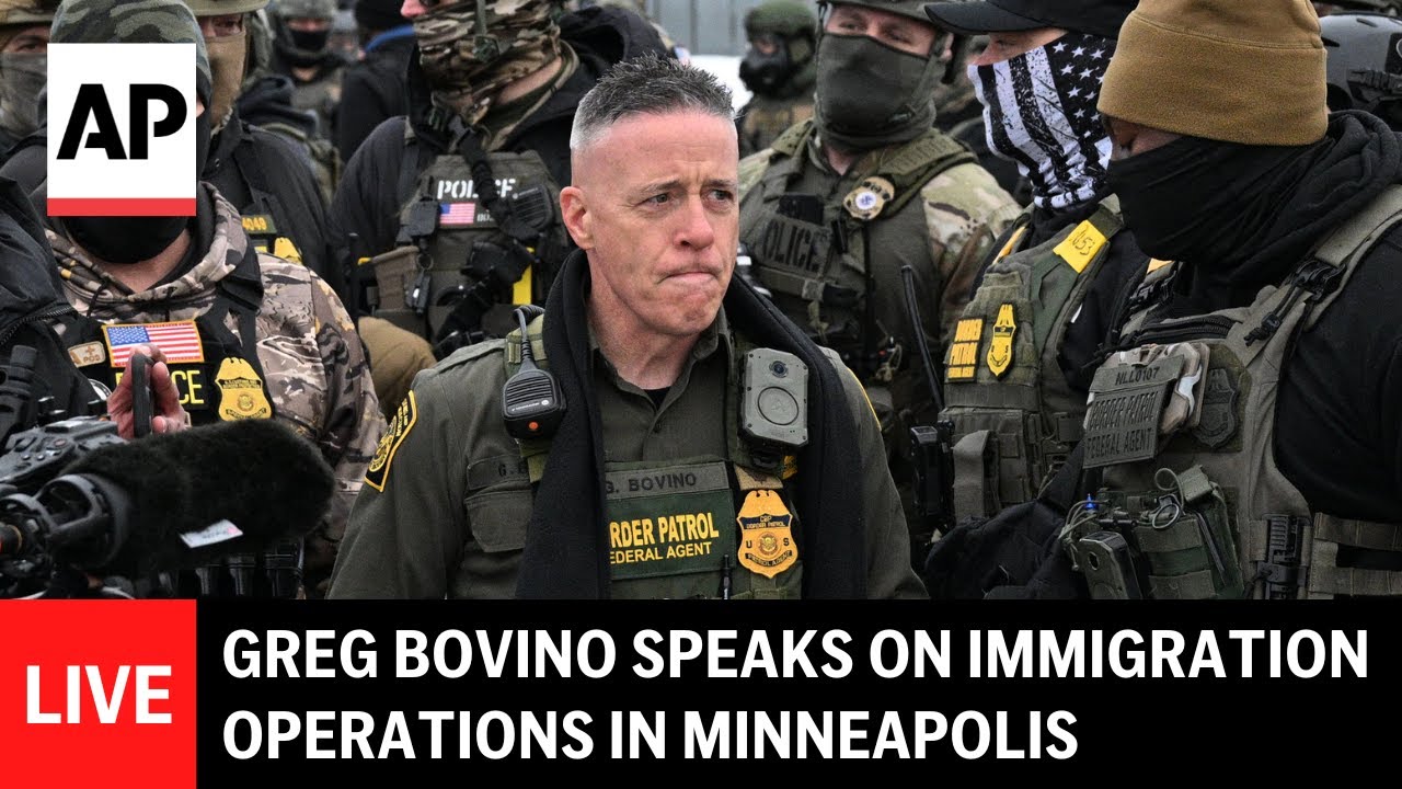 LIVE: Press conference on immigration enforcement operations in Minneapolis