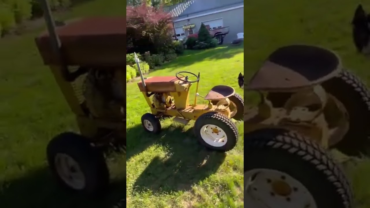Cub cadet original 1960 Barn find (for the 2nd time) #shorts #tractor #harvester  #tractores