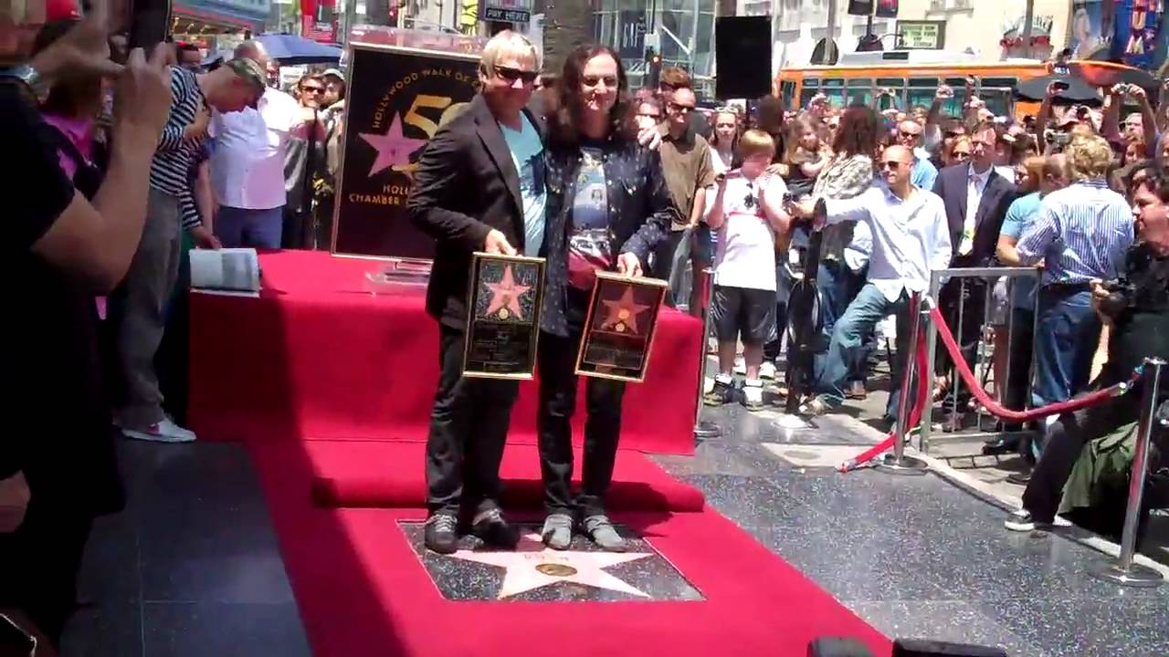 RUSH gets a star on Hollywood Walk of Fame