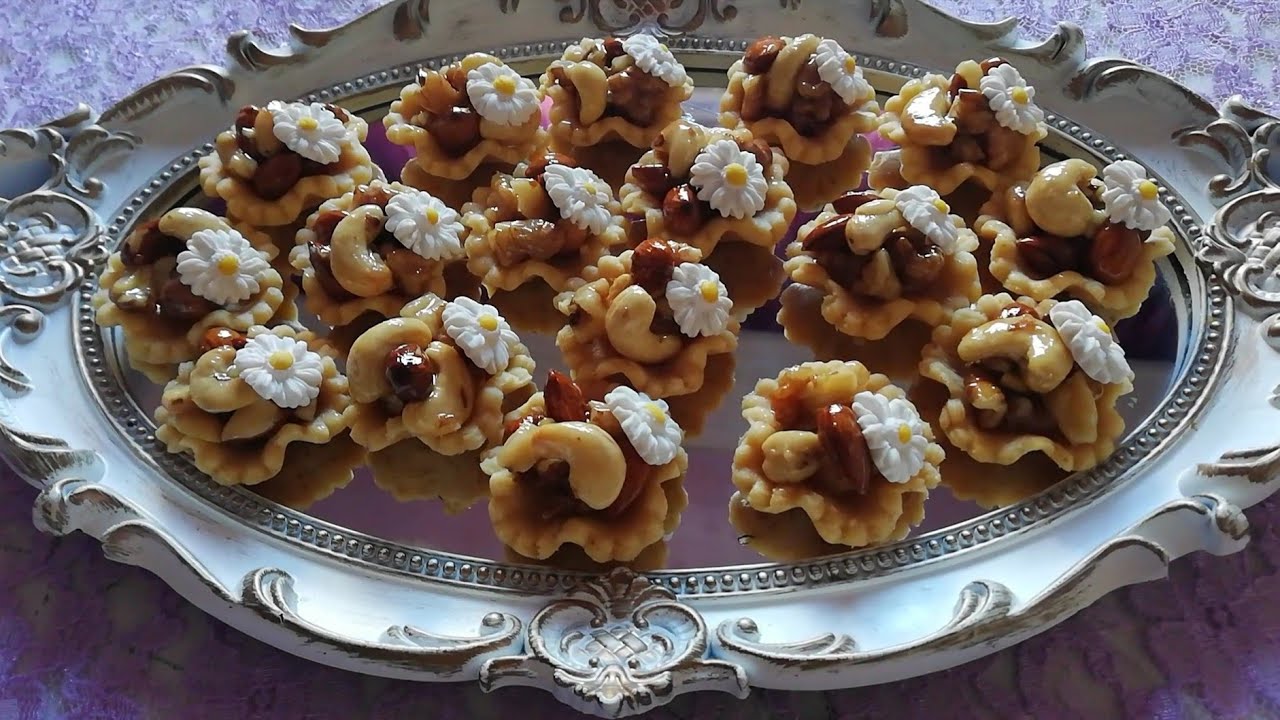 صابلي بريستيج على شكل سلة بالمكسرات