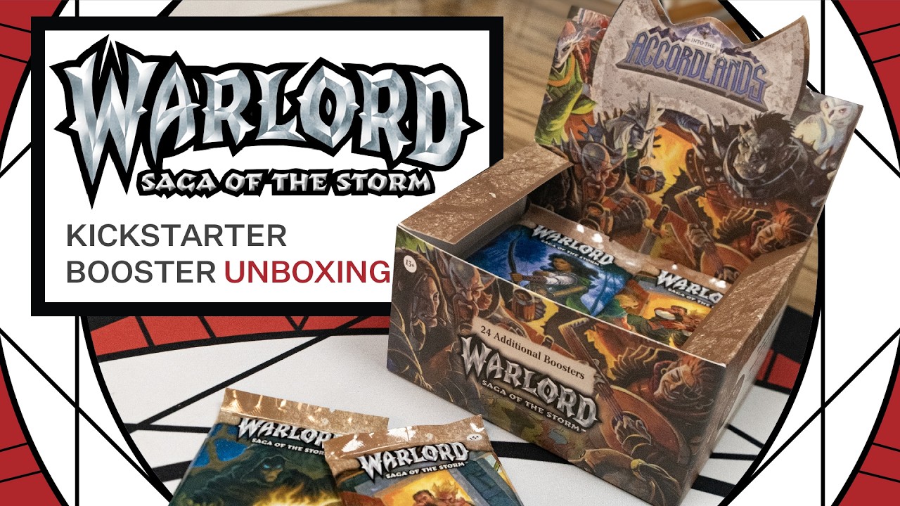 Cracking Our First Packs of the Warlord CCG!