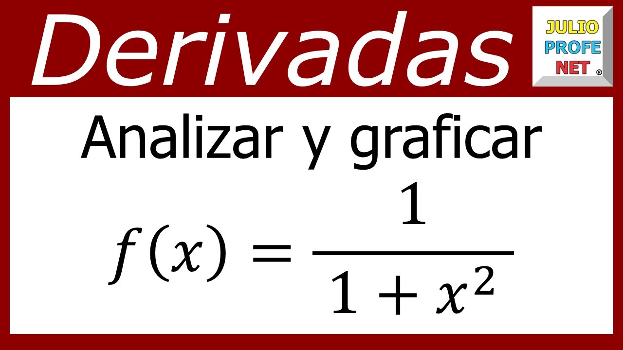 Aplicación de la derivada al trazado de curvas | Ej. 4 #julioprofe