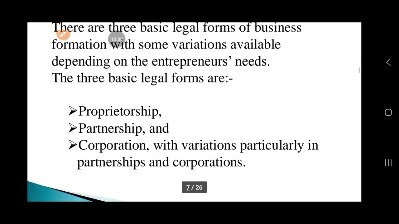 Entrepreneurship chapter 3 part two  oromotin Economic or control criteria afaan oromootiin