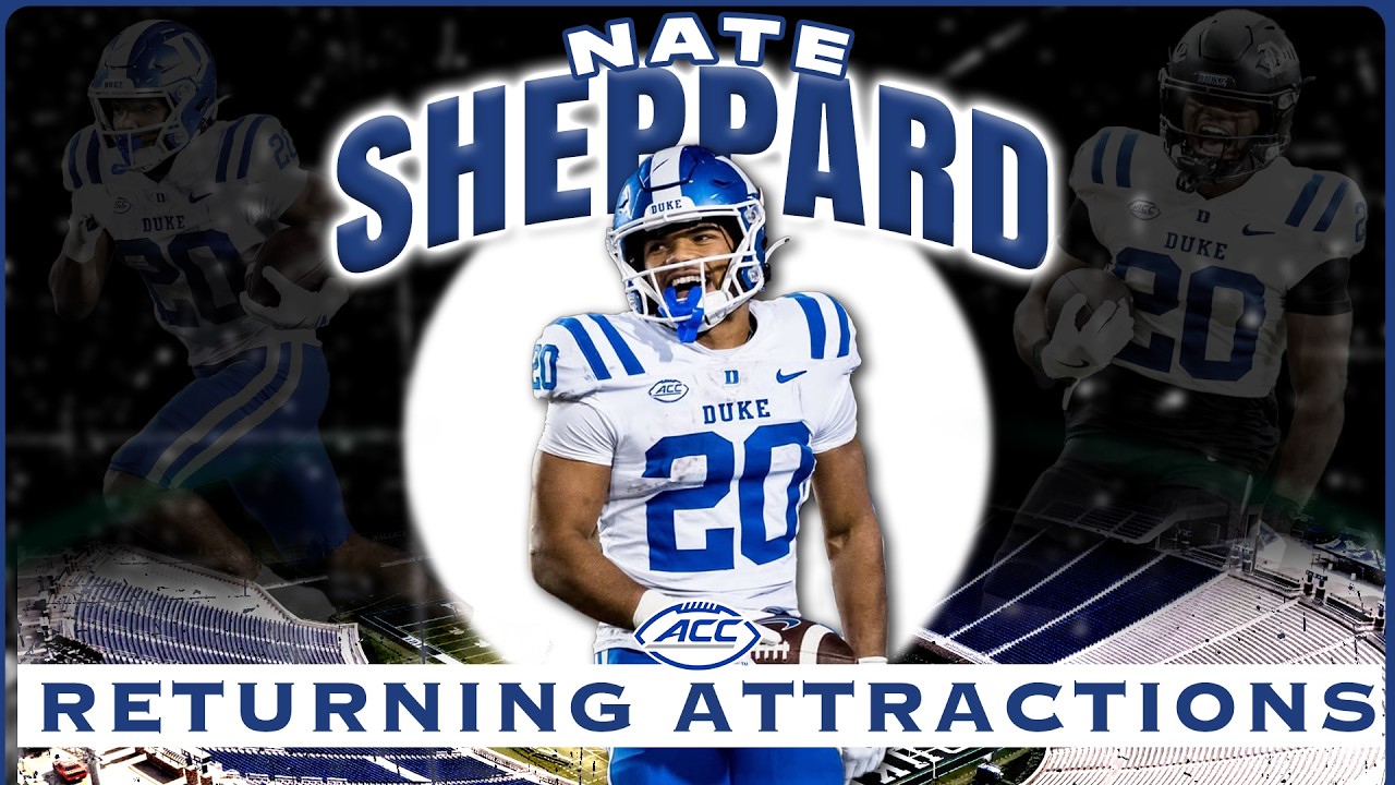 Duke RB Nate Sheppard | 2026 ACC Football Returning Attractions