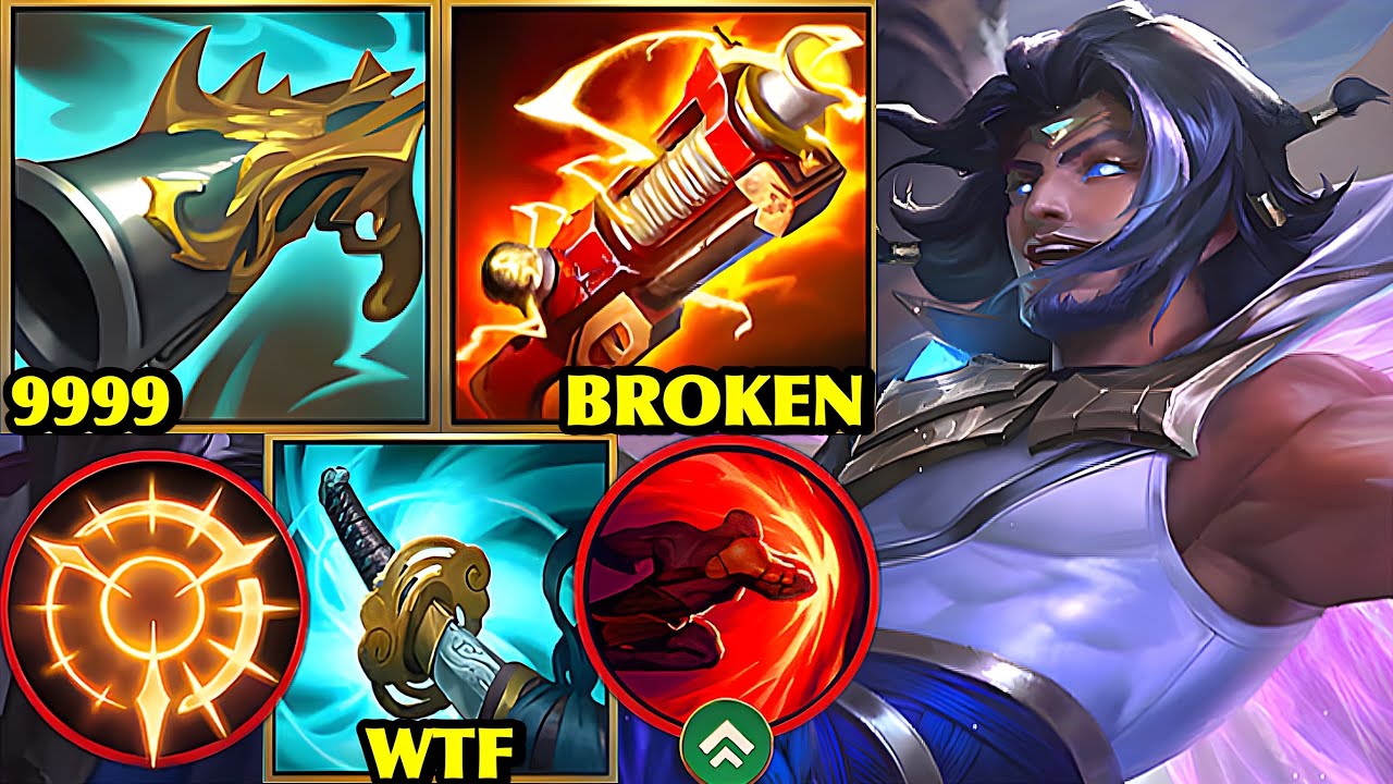 Wild Rift China Akshan | 18KILL BROKEN AA & ULT!? | Magnetic × Stormrazor Build – Challenger Rank