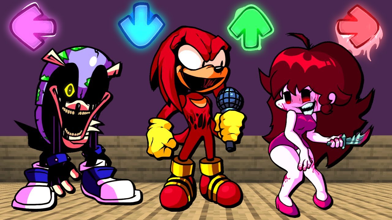 SONIC.EXE, KNUCKLES, Slendytubbies, GF | FNF Character Test | Gameplay VS My Playground