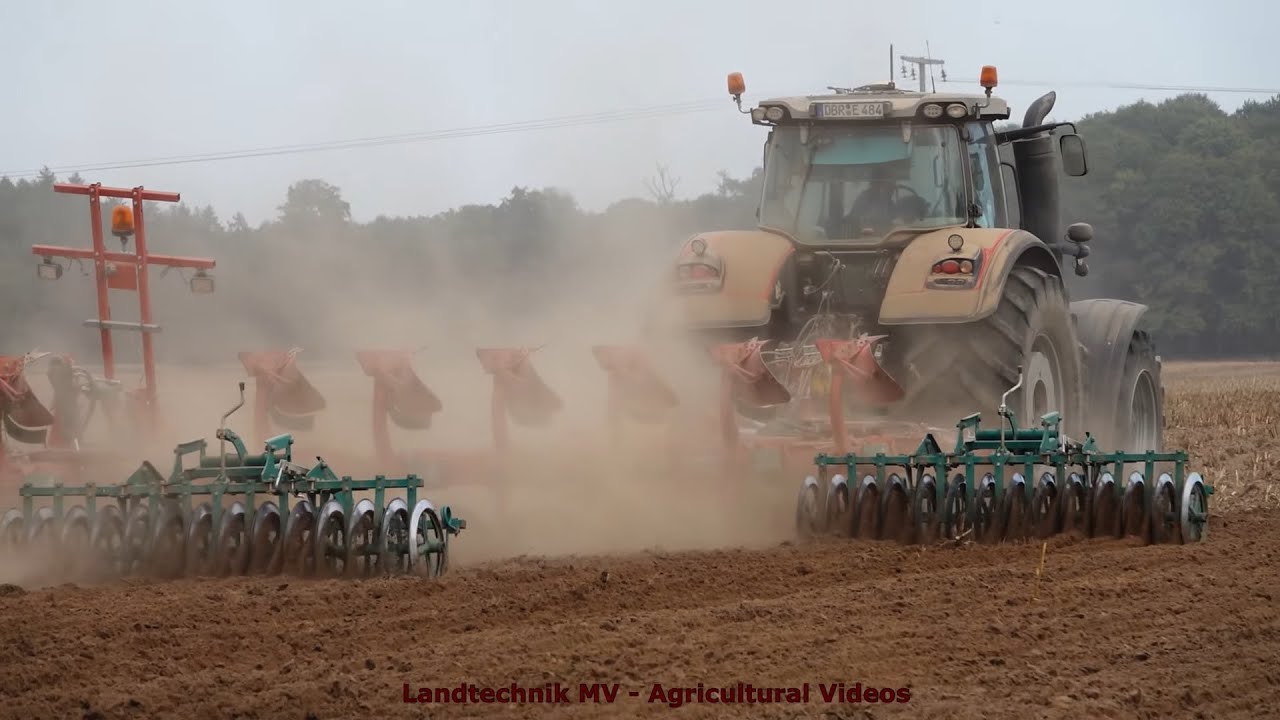John Deere - Massey Ferguson - Kverneland - Horsch / Pflugarbeiten - Plowing