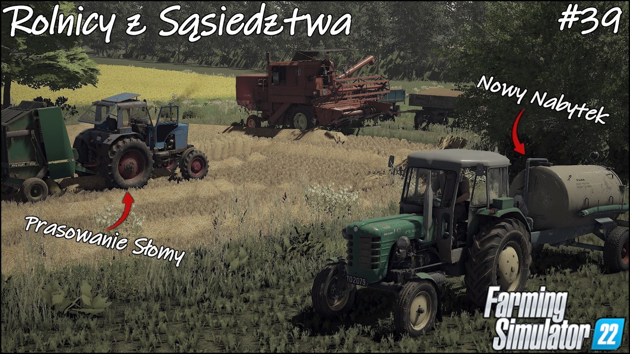💥ZACZYNAMY ŻNIWA😍Prasowanie & Rozlewanie Gnojówki Nową Maszyną😯#39 