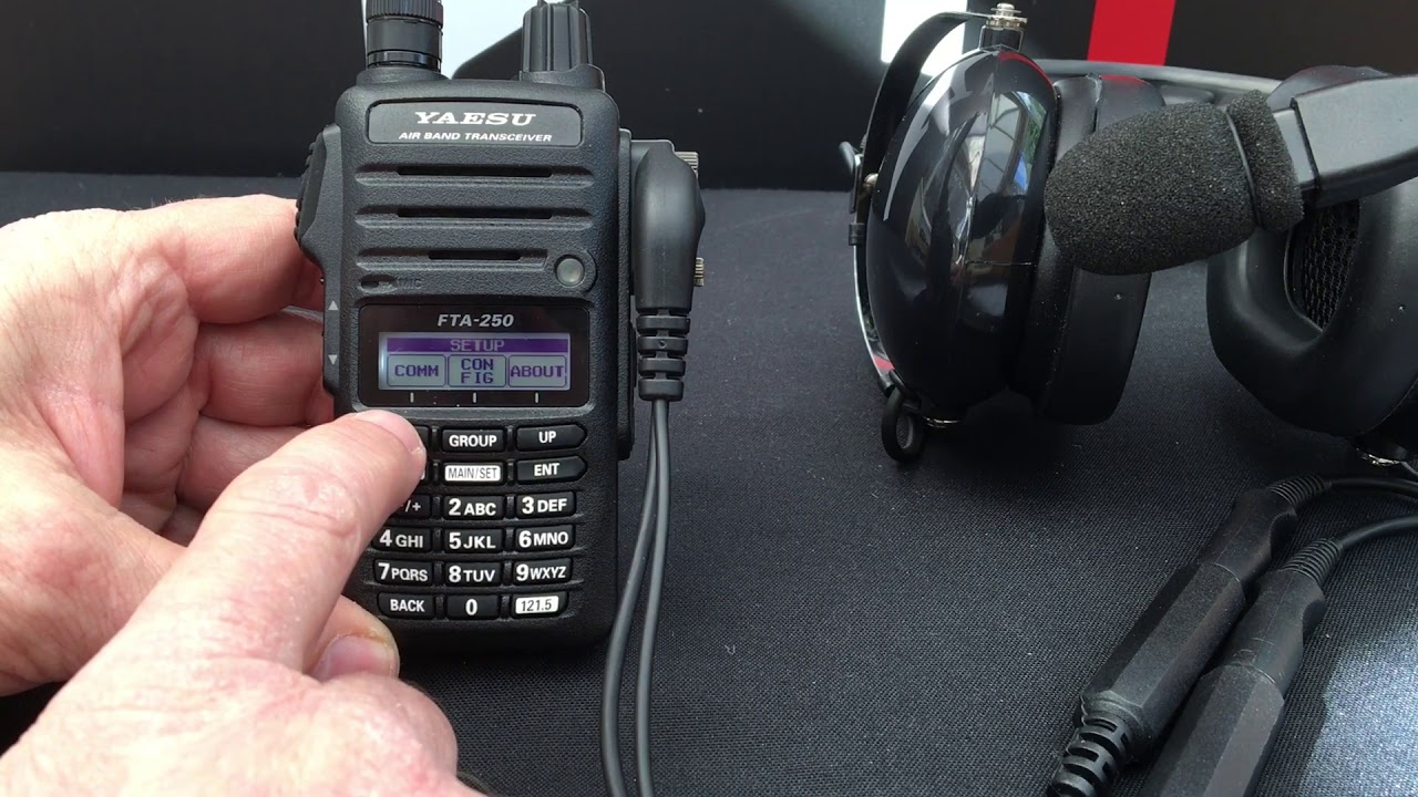 Using a GA Headset with the Yaesu FTA 250L