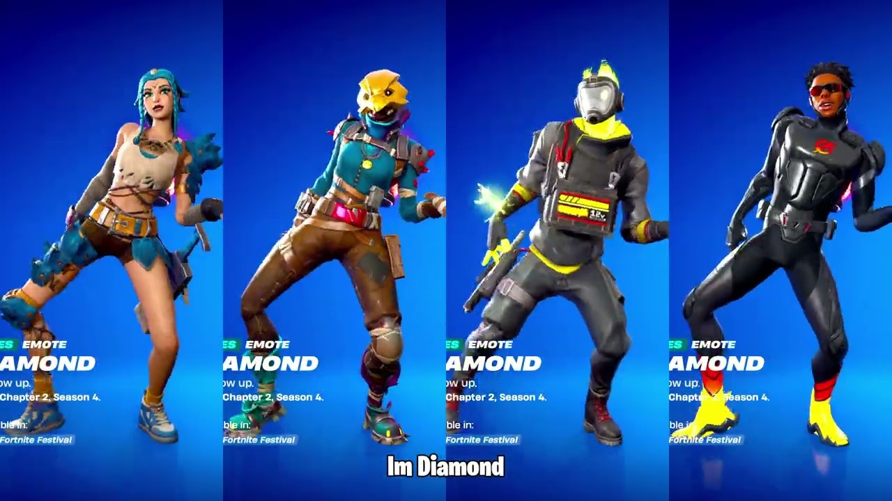 ALL NEW FORTNITE SKINS & ICON SERIES EMOTES!