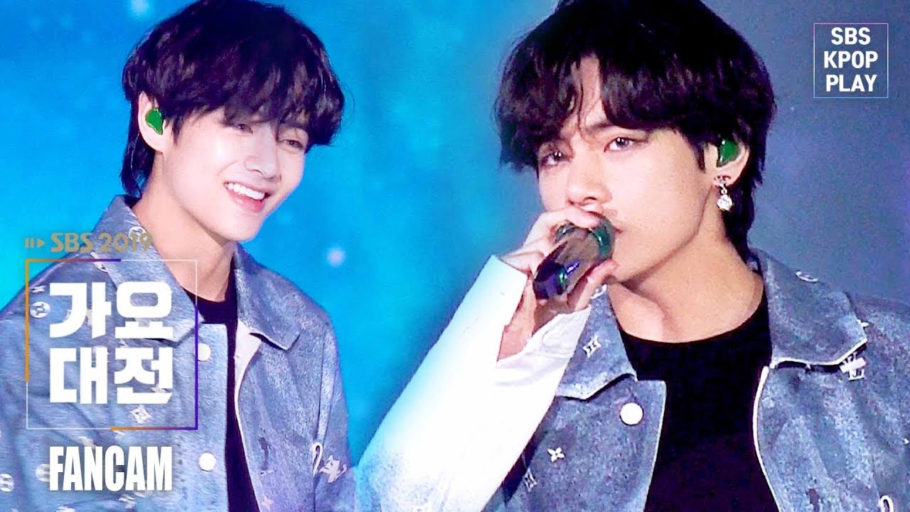 [2019 가요대전] 방탄소년단 뷔 '소우주' (BTS V 'Mikrokosmos' FANCAM)│@2019 SBS Music Awards