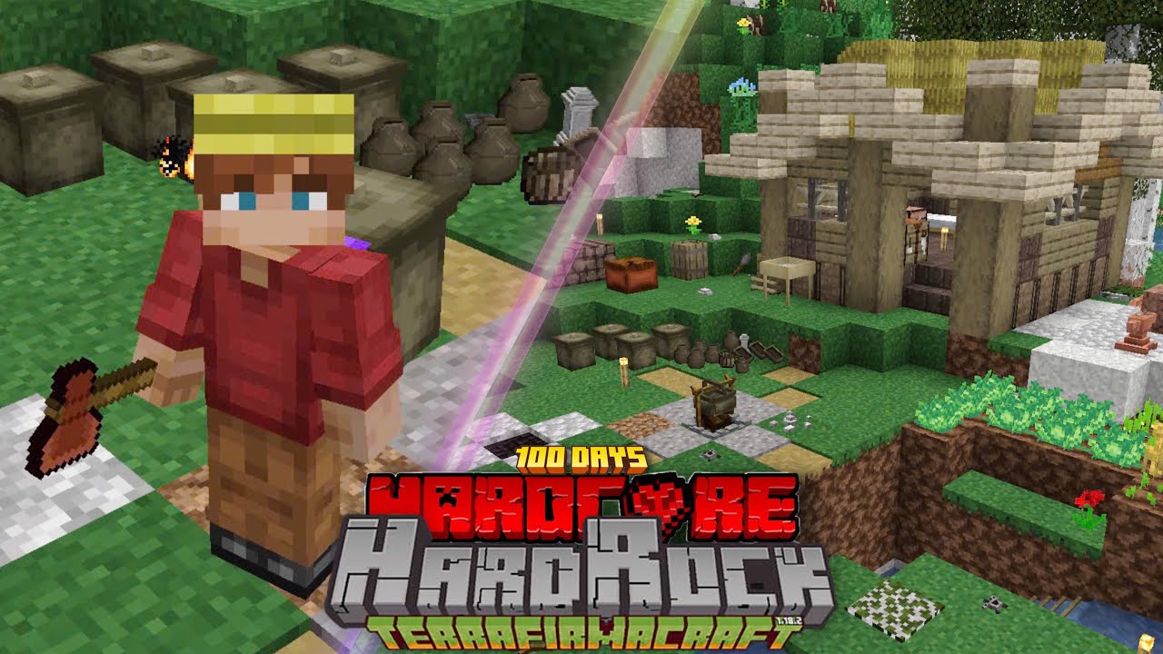 M&igrave;nh Sinh Tồn 100 Ng&agrave;y Minecraft TerraFirmaCraft Si&ecirc;u Kh&oacute; !!