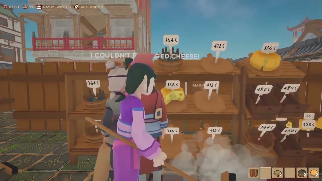 All the Cheese and Wine! | Old Market Simulator