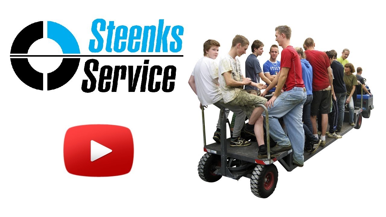 Persons transport trolley / trailer | Person transporttrolley | Coffee cart behind electric tractor