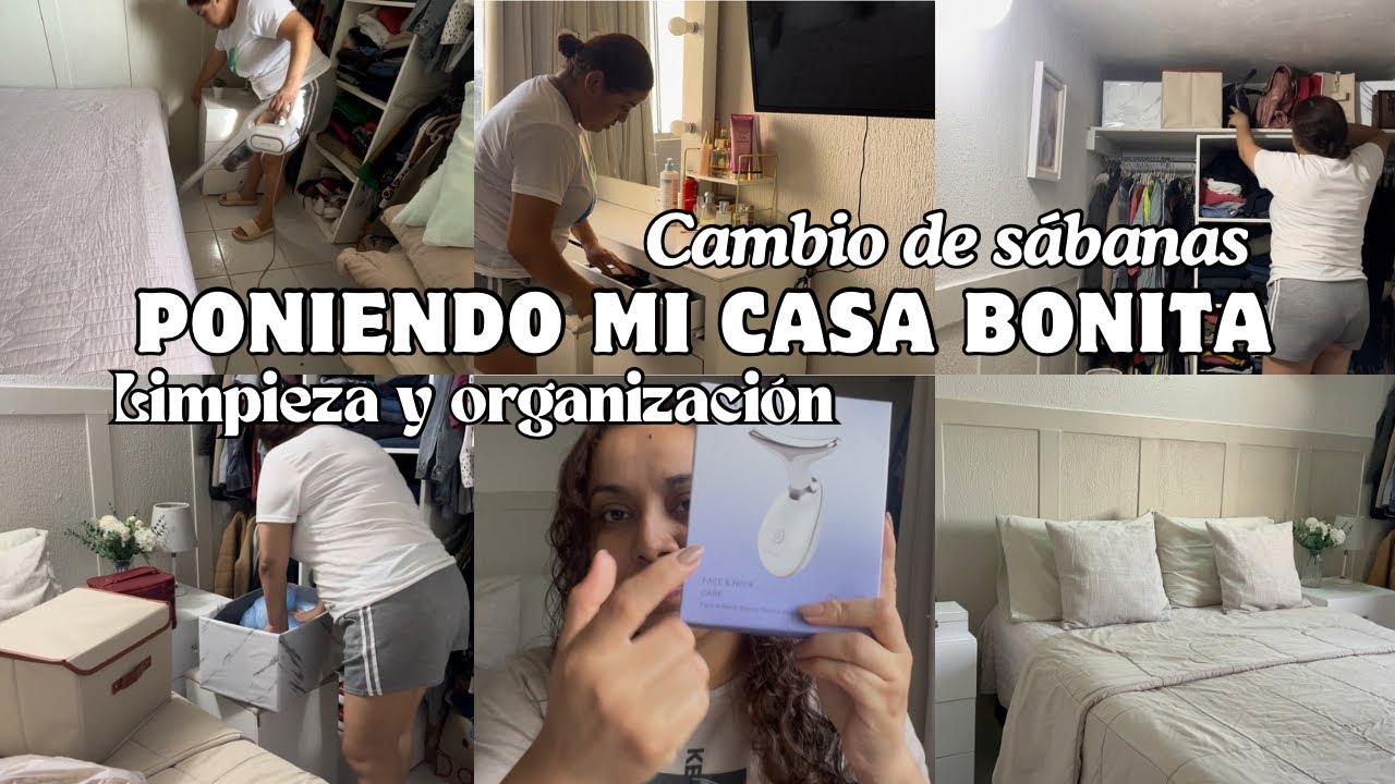 Poniendo bonita mi casa// recámara pequeña // limpieza y organización// ANLAN