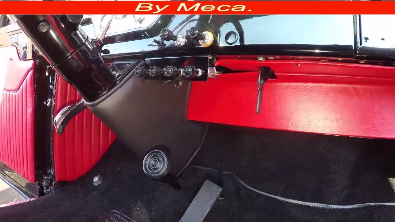 Truck Interior Part 7-10 Tapizando Abajo del Tablero  How to cover firewall