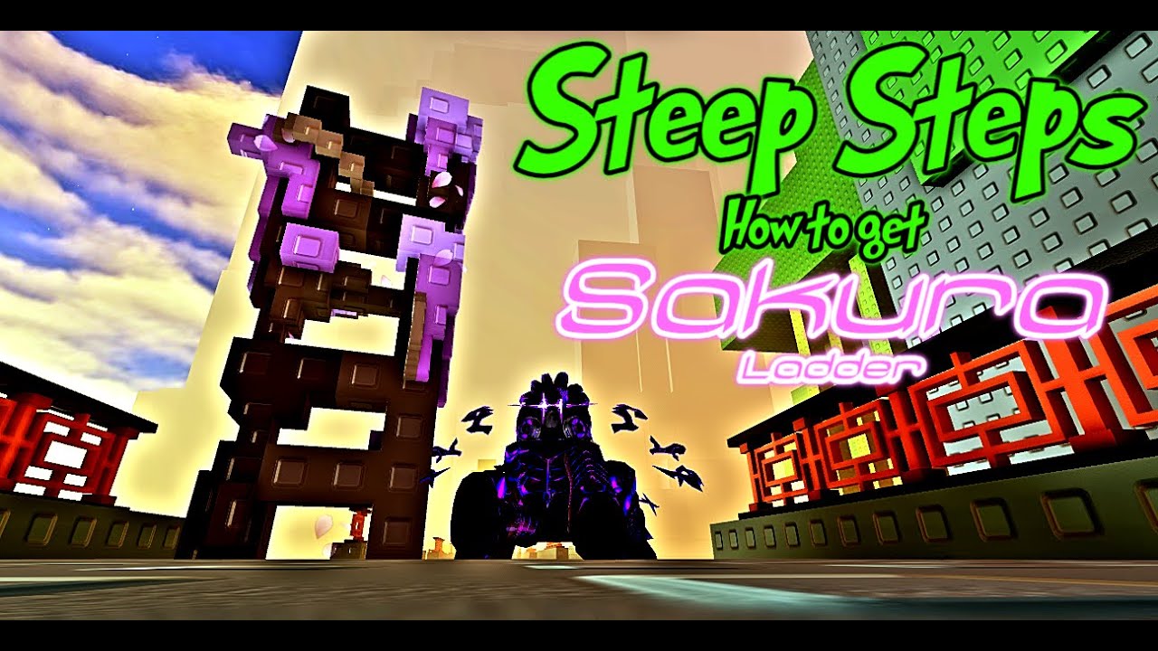 Steep Steps - Sakura Ladder #roblox #steepsteps