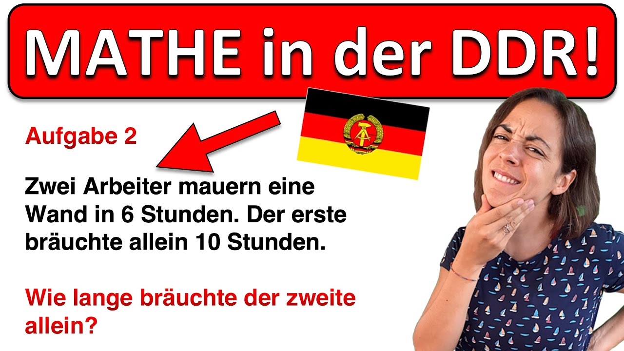 🚀🚀🚀 War MATHE in der DDR schwieriger als 2026? | 2 Aufgaben aus der 5. Klasse