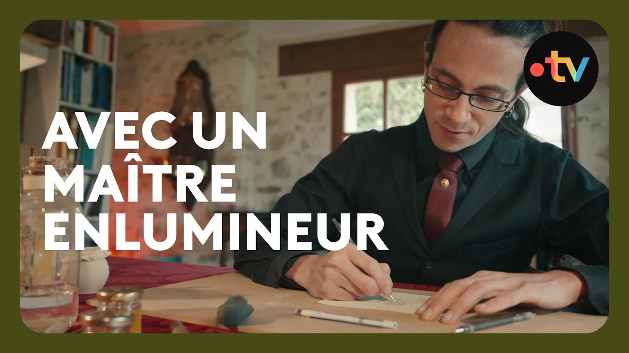 Il est l'un des rares Maîtres enlumineurs encore en activité