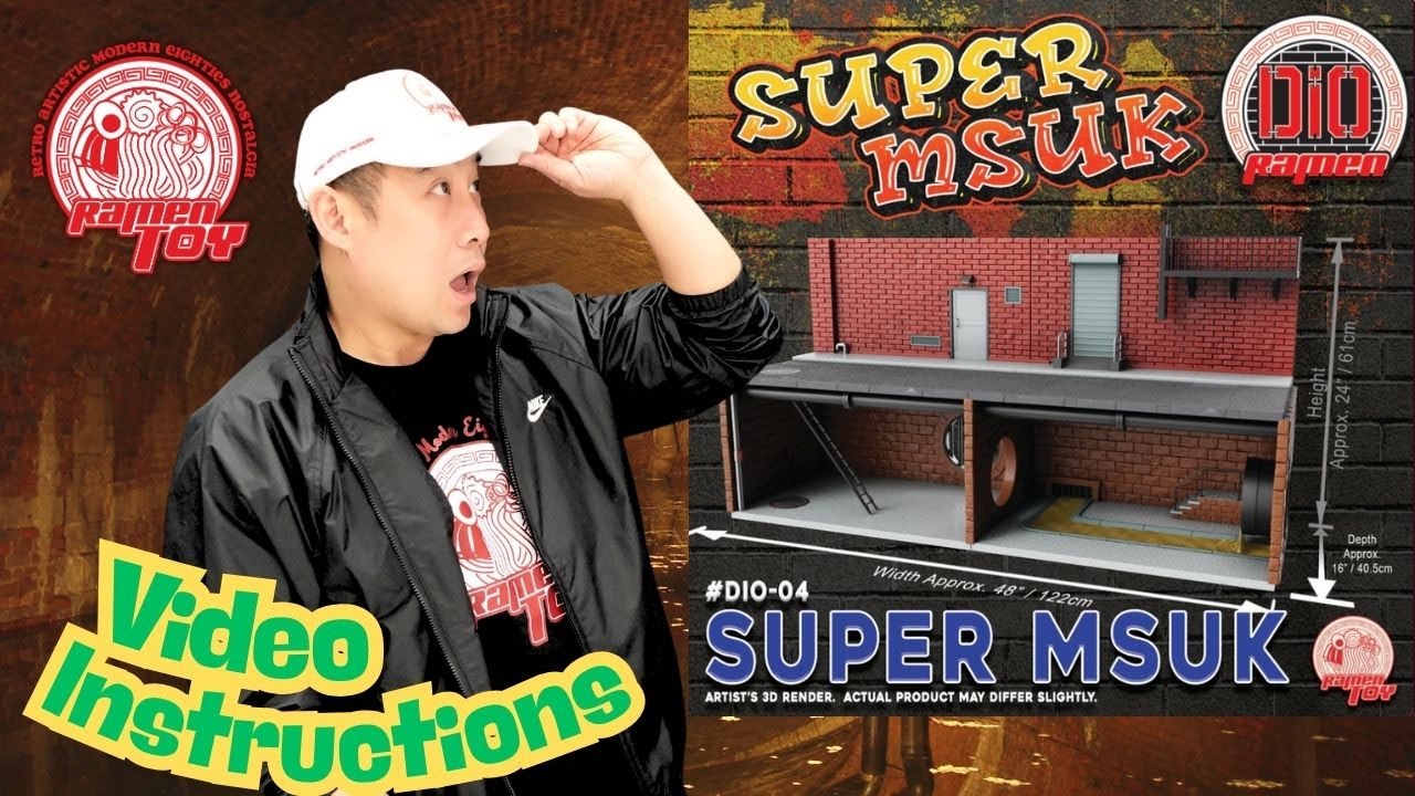 Ramen Toy DioRamen #DIO-04 SUPER M.U.S.K Assembly Instructions