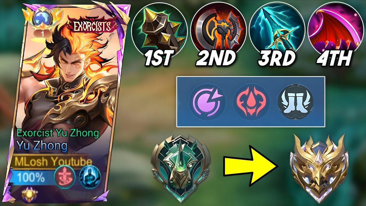 HOW TO EASILY BEAT ALPHA AT LEVEL 1 USING 1ST SKILL OF YU ZHONG  - YUZHONG GAMEPLAY-MLBB
