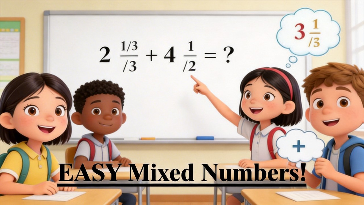 Math Mash-Up: Adding Mixed Numbers