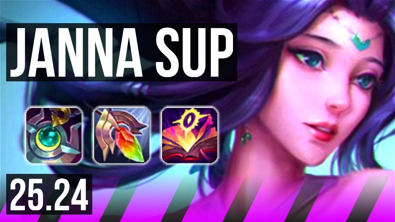 JANNA & Miss Fortune vs LUX & Tristana (SUP) | NA Grandmaster | 25.24