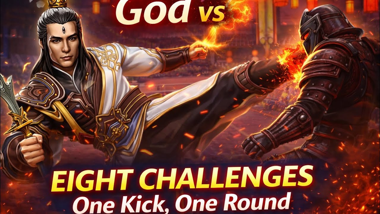 Heavenly  Vs Eight challenges l sf3 l easy fight 