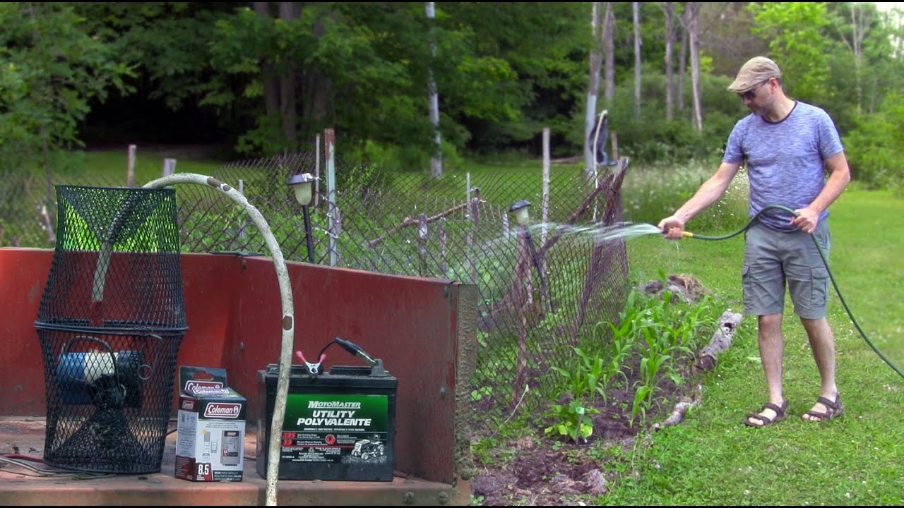 Pumping Water From The Creek: My Simple Solar Solution