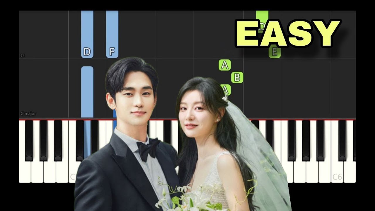 Isaac Hong - Fallin | Queen of Tears OST | EASY Slow Piano Tutorial