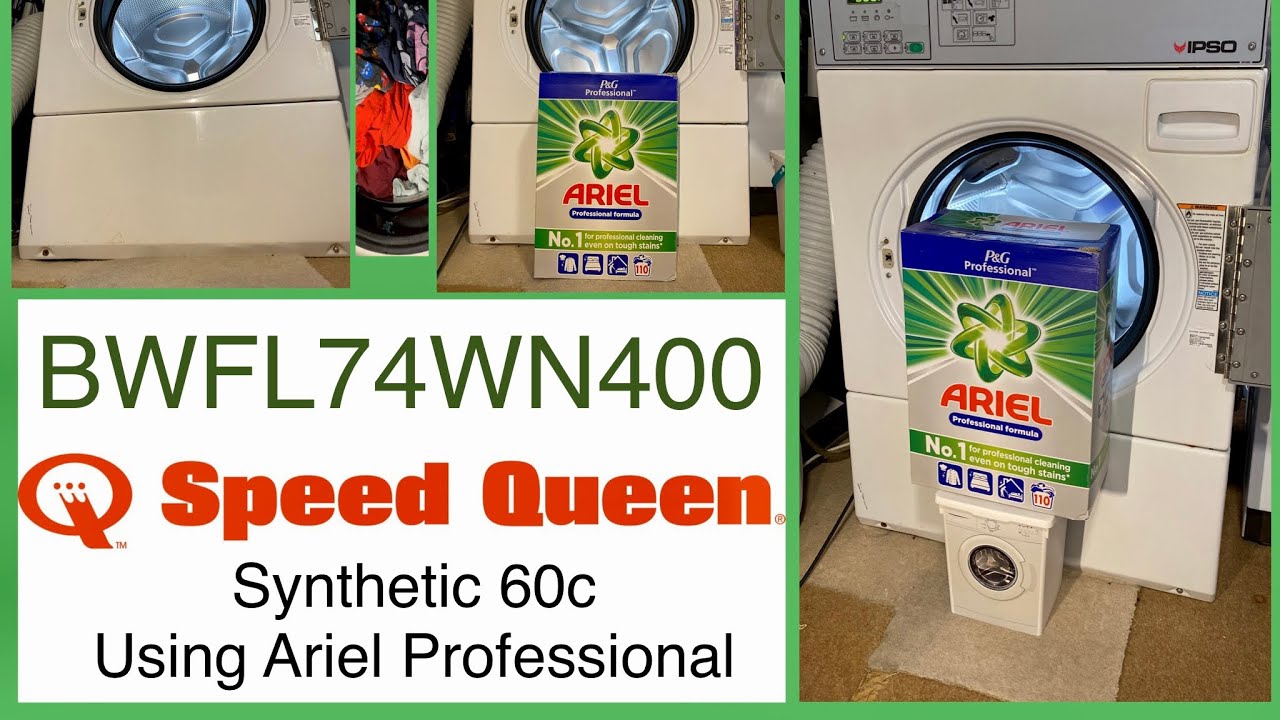 Speed Queen American Commercial Washer, Synthetic 60°c, WILL IT SUDSLOCK!