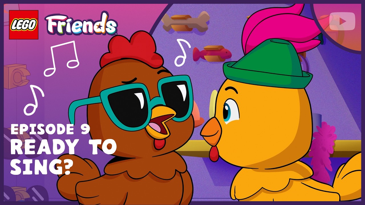 🎵Karaoke Time: Pets Get Ready to Sing! 🎤🐶🐔🐾 | S1 E9 | Full Episode | LEGO Friends: Pet Pals