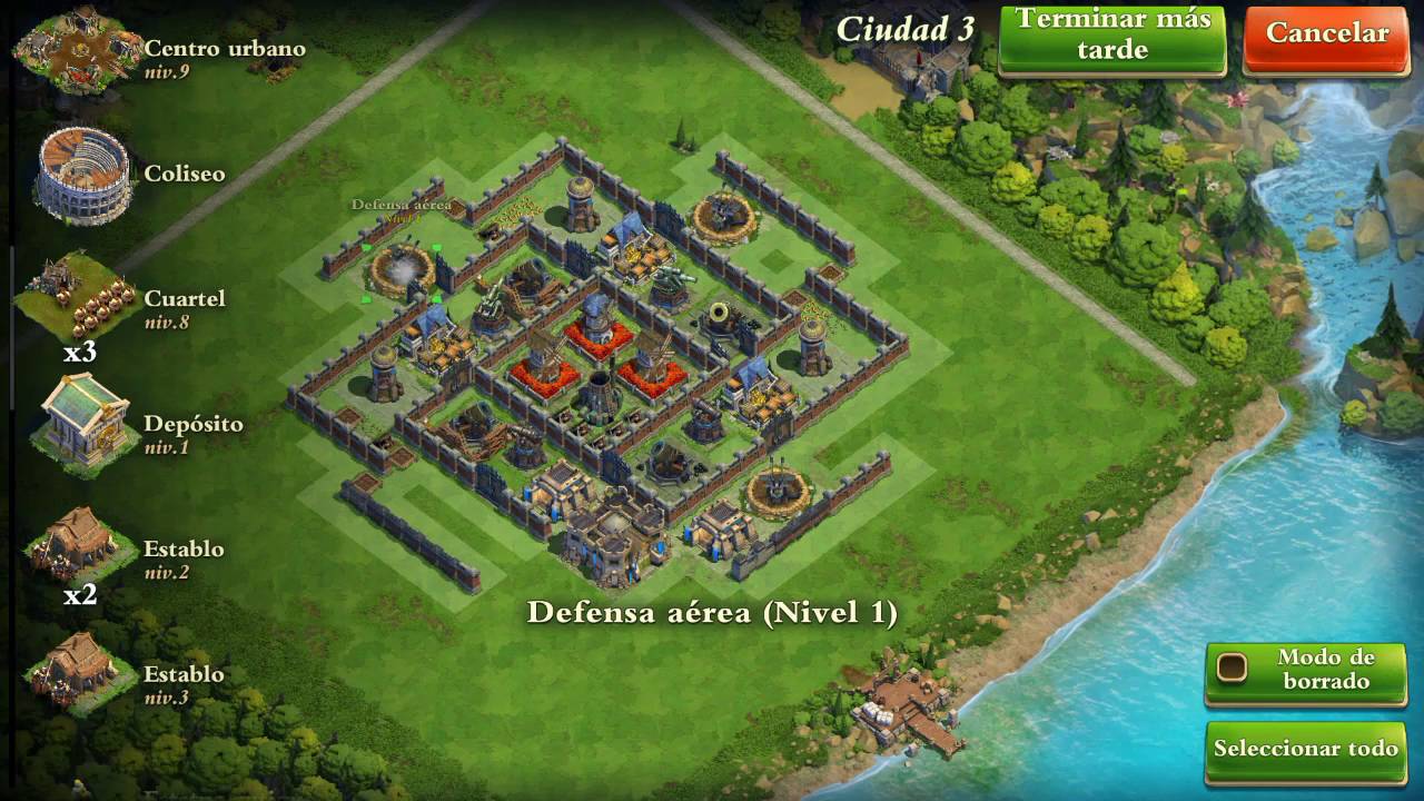 Dominations diseño de aldea Edad Industrial FARMING