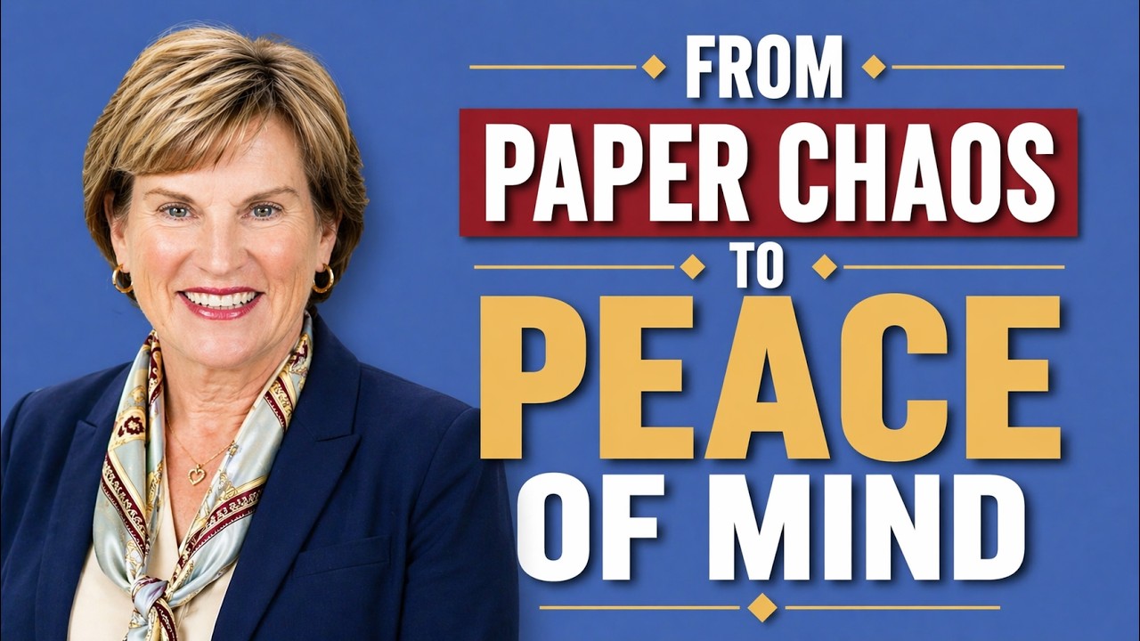 From Paper Chaos to Peace of Mind: Organizing Your Financial Life