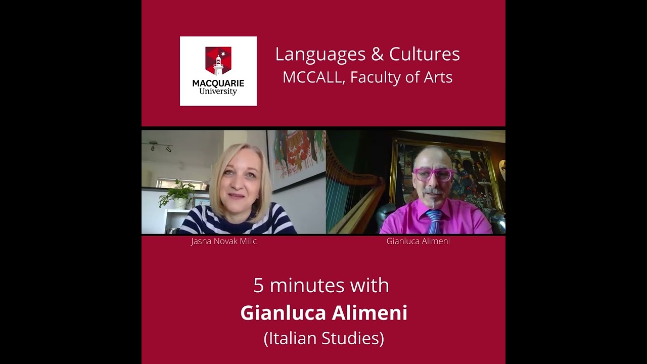 '5 ᴍɪɴᴜᴛᴇs ᴡɪᴛʜ L&C sᴛᴀғғ': 𝗚𝗶𝗮𝗻𝗹𝘂𝗰𝗮 𝗔𝗹𝗶𝗺𝗲𝗻𝗶 (Italian Studies)