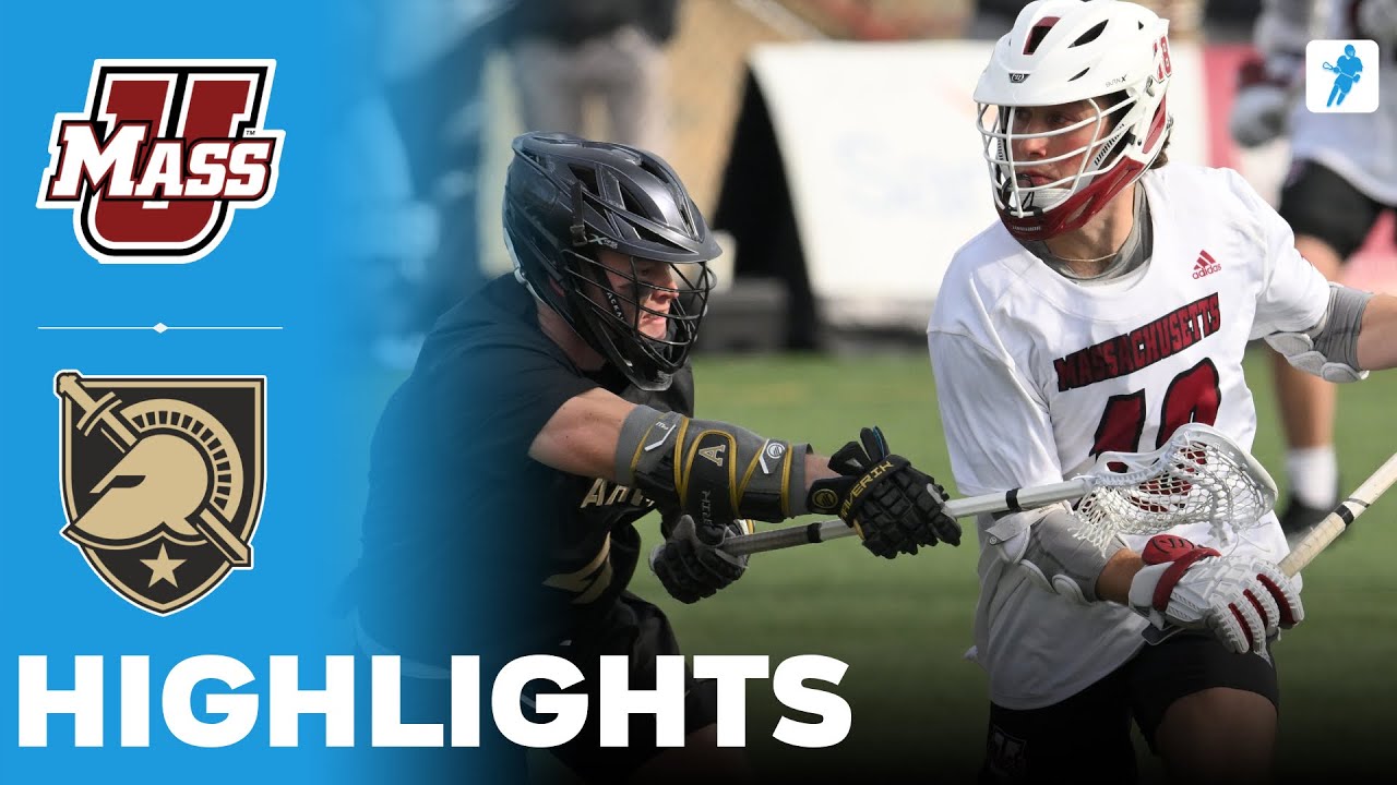 UMass vs Army | NCAA College Lacrosse | Highlights - February 08, 2025