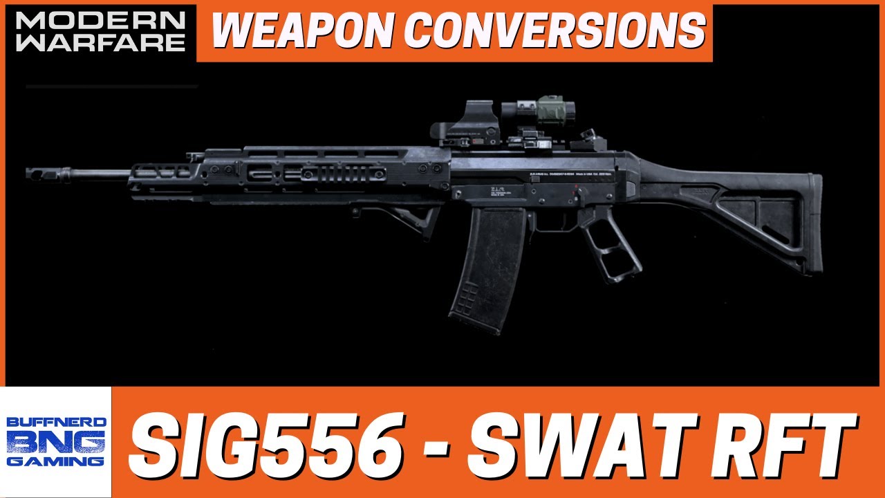 SIG556 - SWAT RFT Weapon Conversions - Call Of Duty Modern Warfare