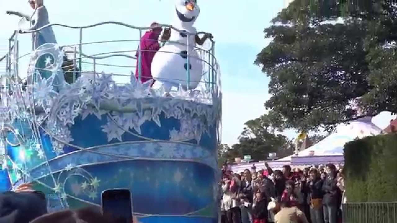 Tokyo Disney 東京迪士尼冰雪奇緣 Frozen 遊行 - 完整高清版