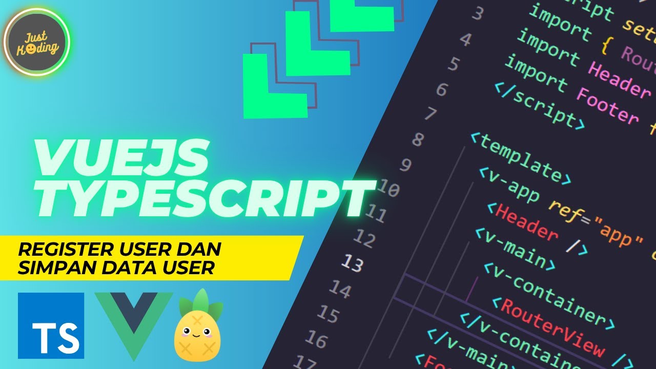 Vue 3 TypeScript Dasar #12 | Register User & Simpan Data Auth