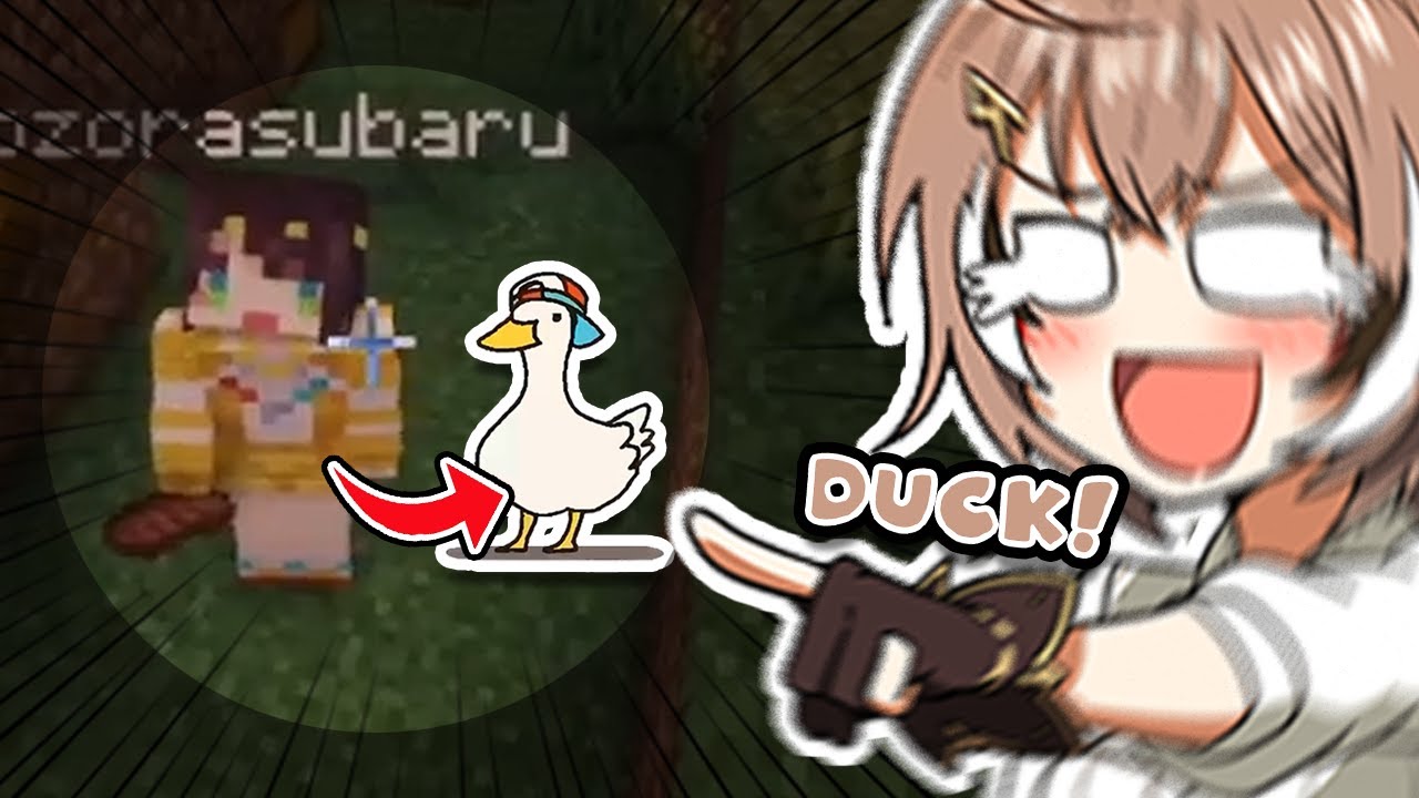 [ENG SUB/Hololive] Mumei can't stop laughing from Subaru acting like a duck