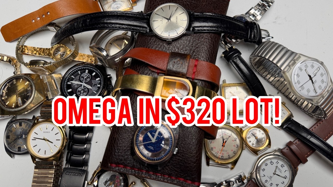 I Paid $320 for a Watch Lot from a Subscriber… and Found an OMEGA!