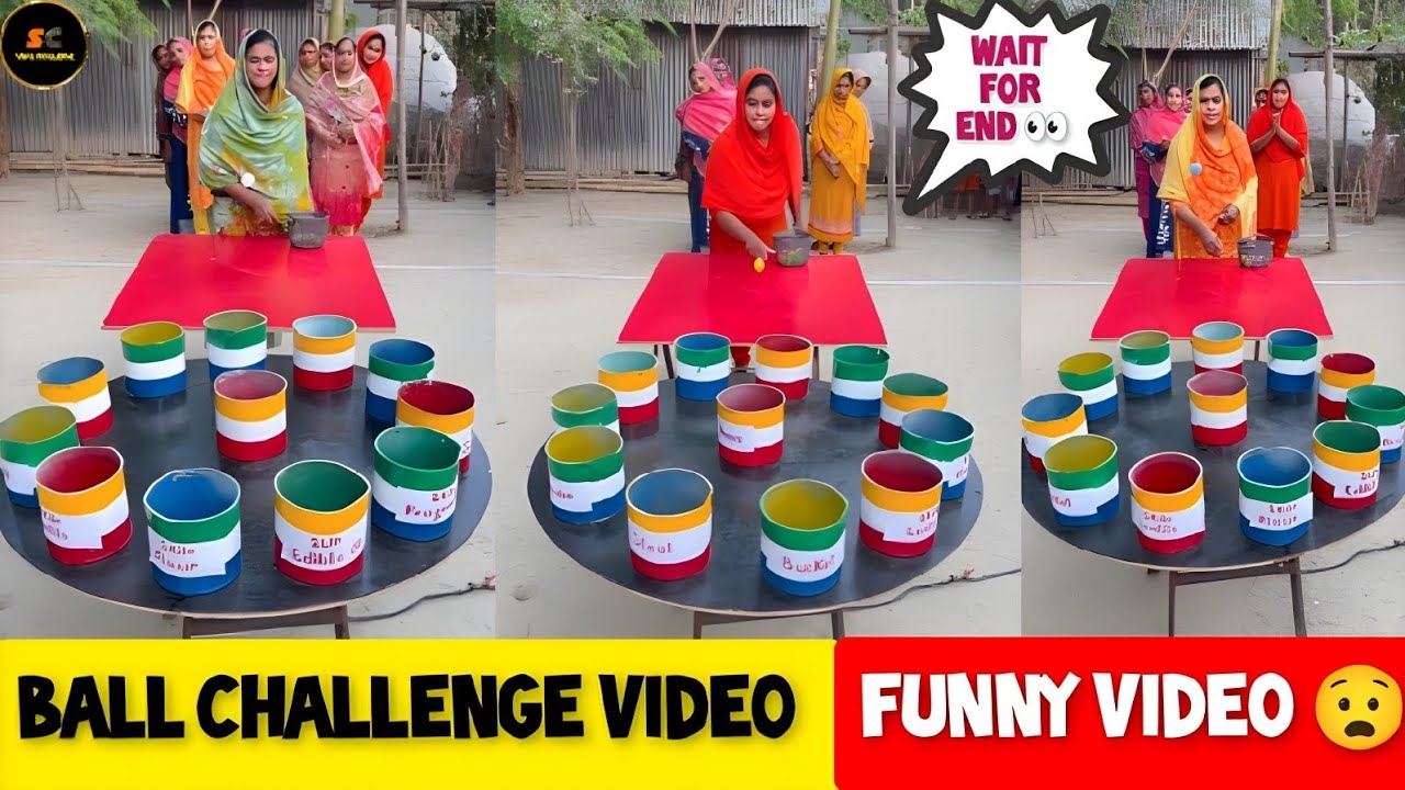 Ball Challenge Video 😧 || Funny Video 😛 | Wait For End 👀/ Sahil Challenge