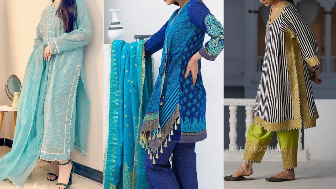 Stylish Side Chalk Design Ideas 2025 ||side slits designs