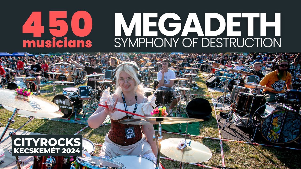 Symphony of Destruction (MEGADETH) - 450 musicians The biggest rock band in Central Europe CITYROCKS