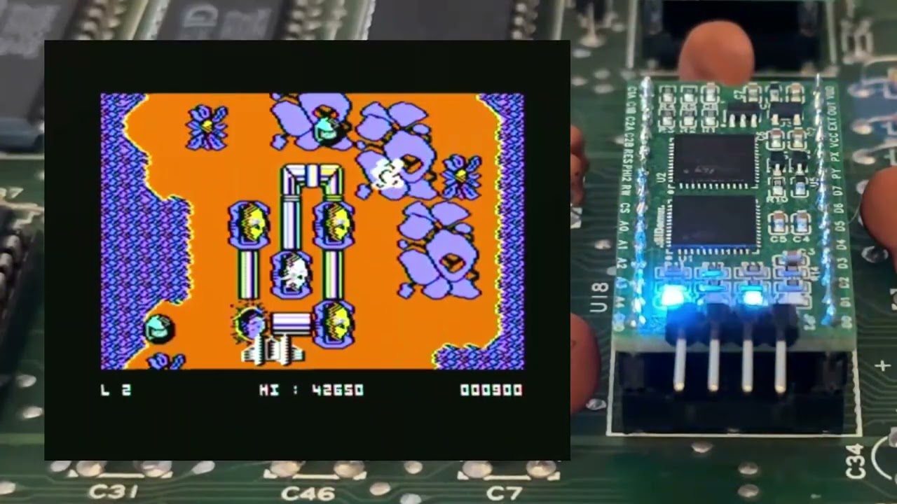 Lightforce theme by Rob Hubbard on SIDemu Board V2.2 (prerelease showcase)