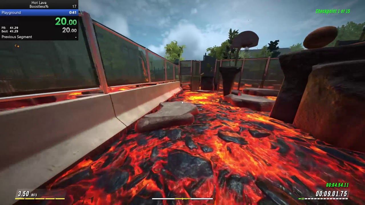 Hot Lava Speedrun! Playground [37.22] Boostless% (WR) {Update 16}
