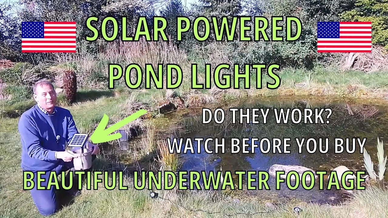 Solar Powered Pond Lights by POPOSOAP