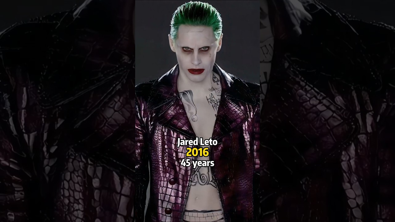Jared Leto na przestrzeni lat 🔥Kiedyś i Dziś #shorts