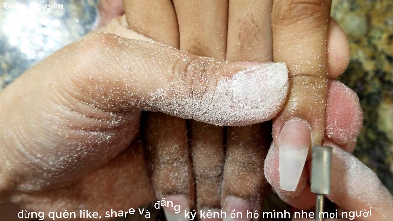 cách làm nails đơn giản 187:  kỹ Thuật hay khi dũa mịn