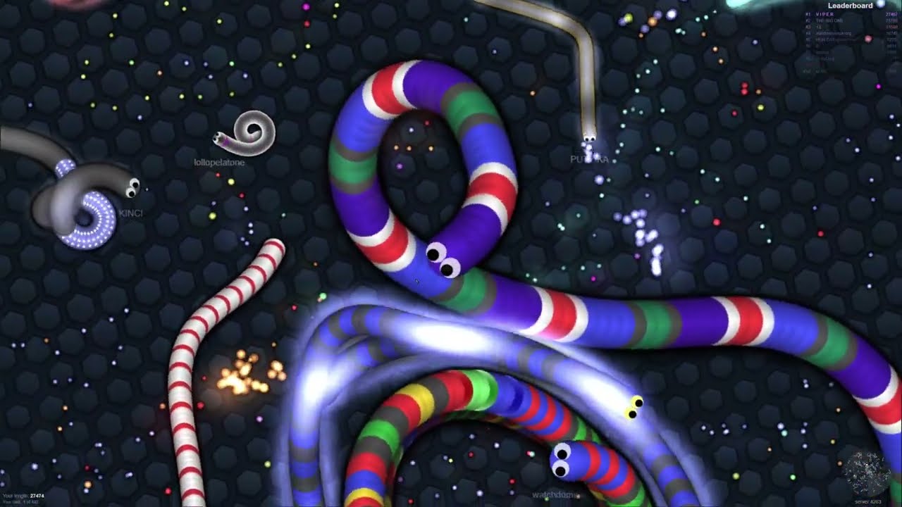 From Tiny to GIANT Snake Domination in Slither.io! Epic Slither.io Gameplay